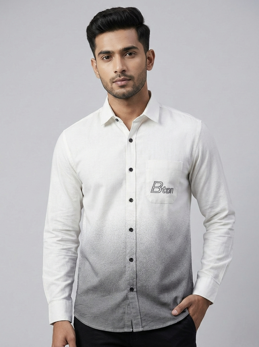 Modern Gradient Fade Effect Shirt