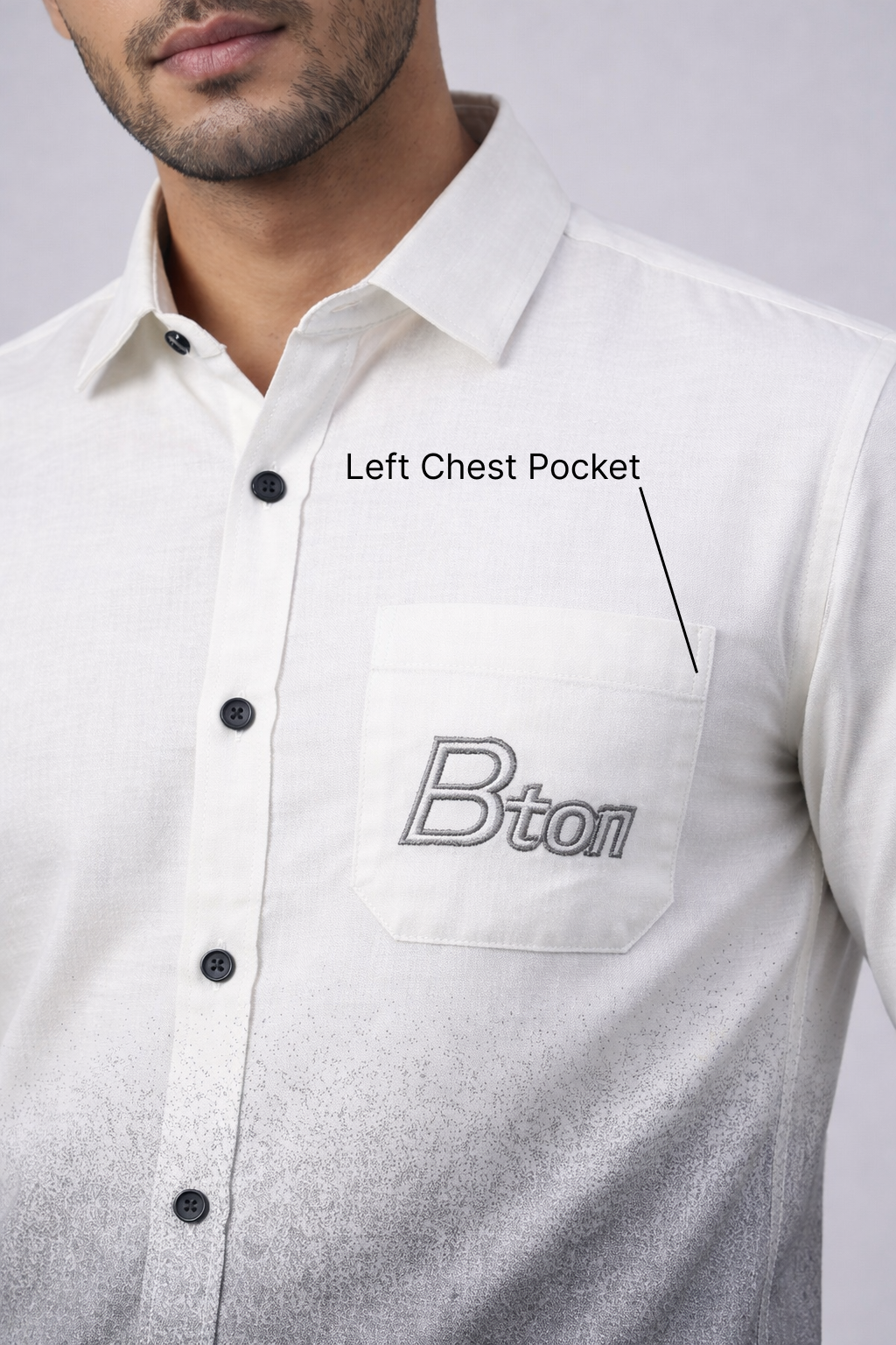 Modern Gradient Fade Effect Shirt